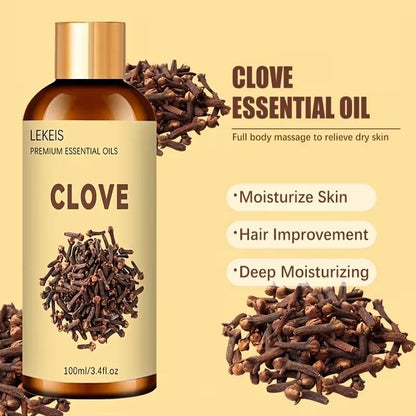 Clove Essential Oil For Facial Care Massage 100 ml (Pack of 1)